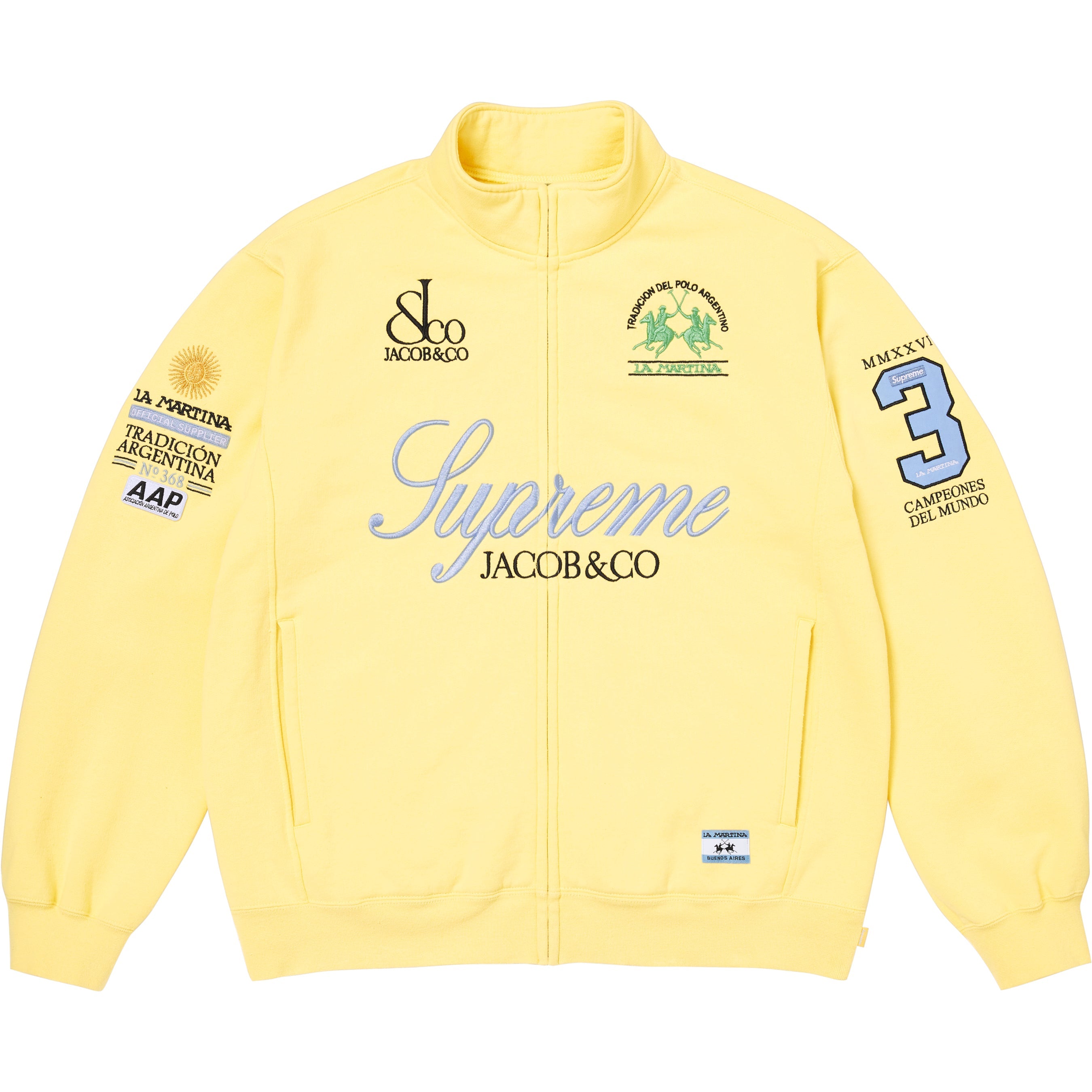 Supreme®/La Martina/Jacob & Co Zip Up Sweatshirt view 17